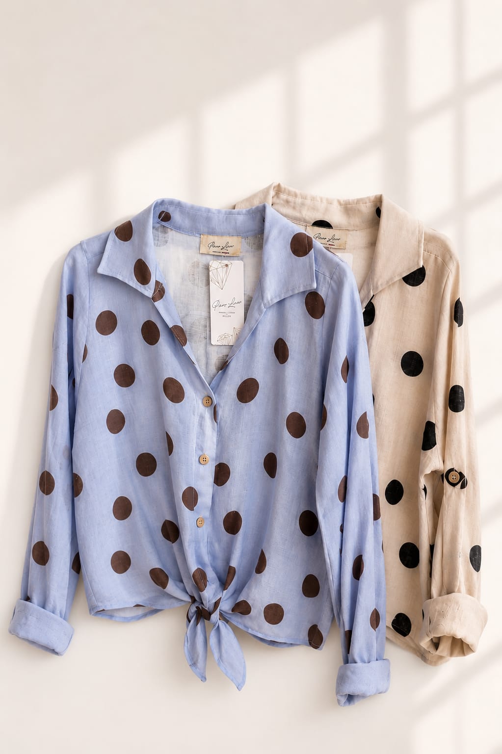 Lino Poka Dots