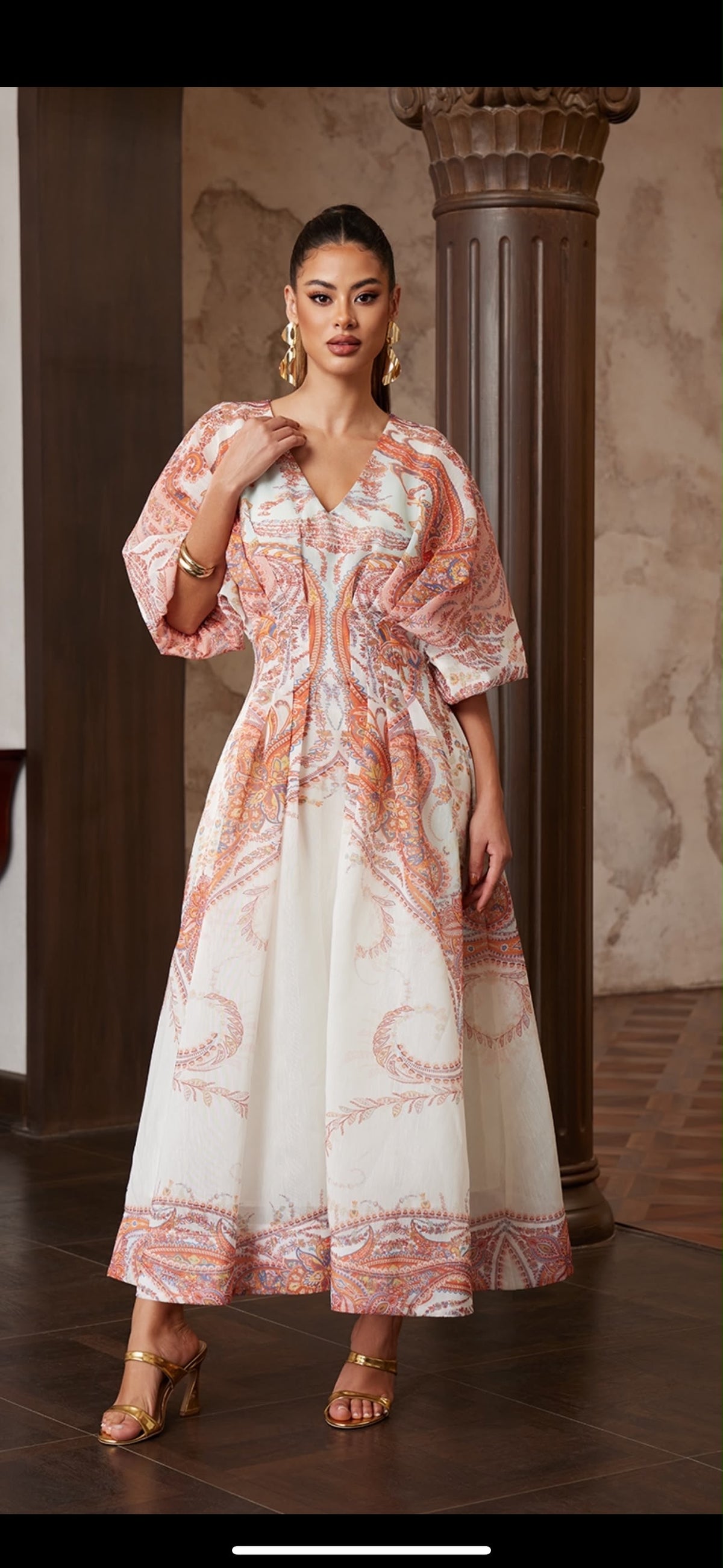 LONG AMANDA DRESS