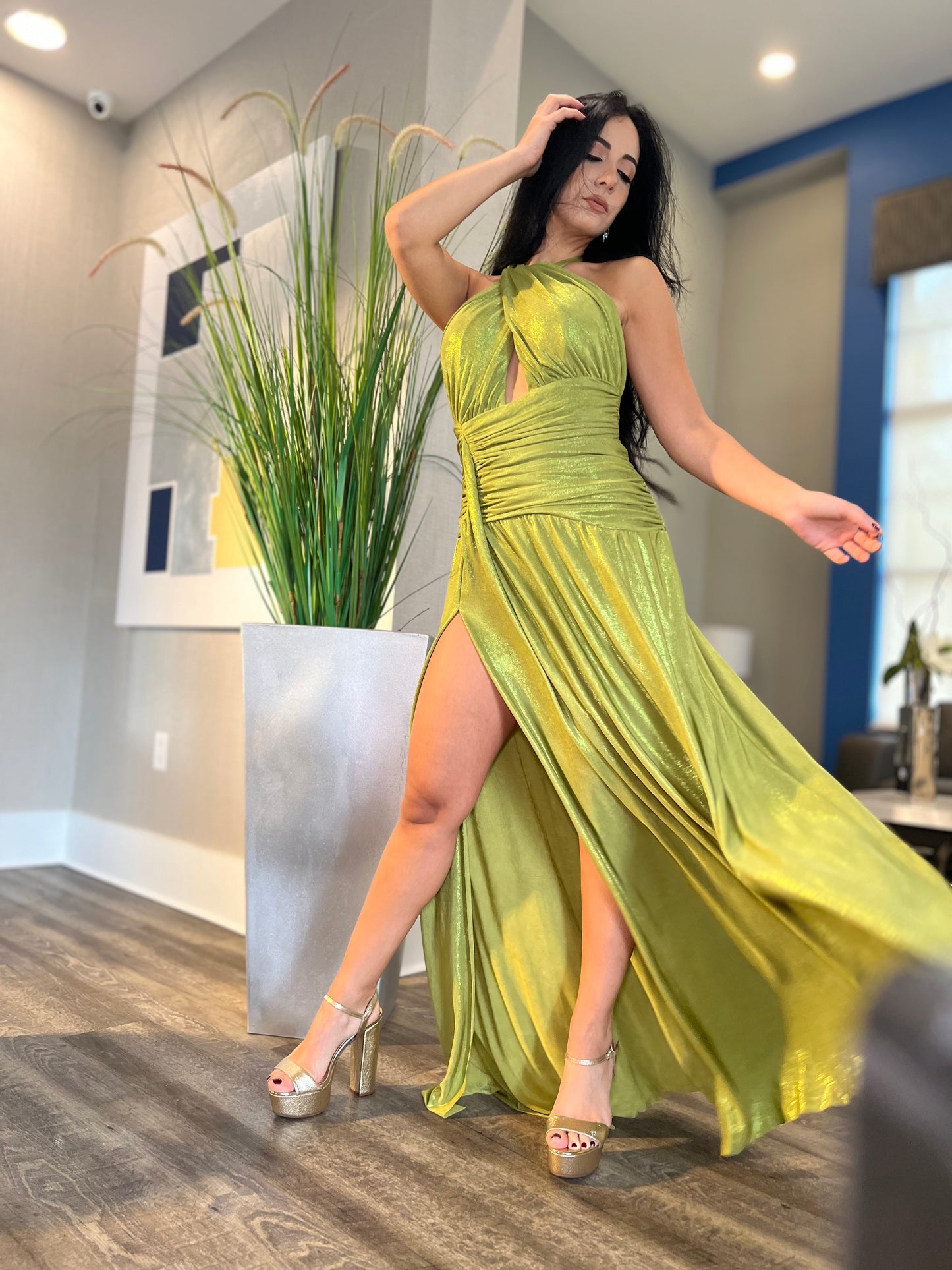 GREEN APPLE DRESS