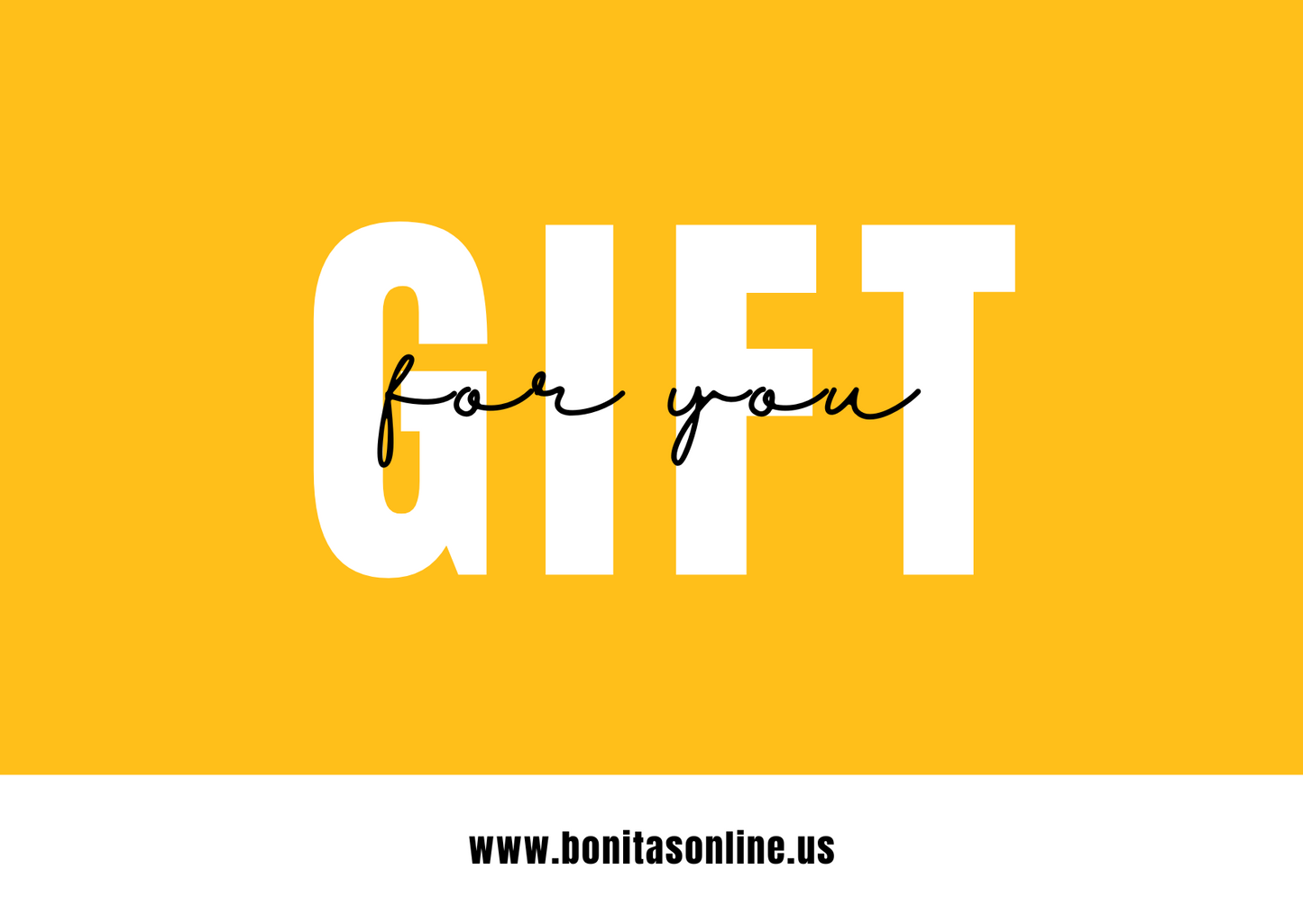 Bonita´s Gift Card